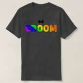 Lgbtq Hochzeitsregenbärchen T-Shirt (Design vorne)