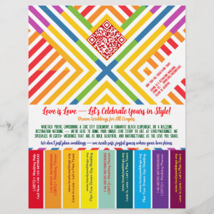 LGBTQ+ Hochzeitveranstalter Flyer