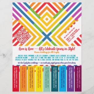 LGBTQ+ Hochzeitveranstalter Flyer