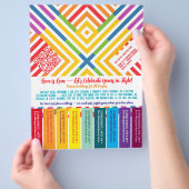 LGBTQ+ Hochzeitveranstalter Flyer (Hand)