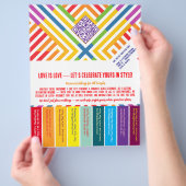LGBTQ+ Hochzeitveranstalter Flyer (Hand)
