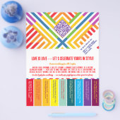 LGBTQ+ Hochzeitveranstalter Flyer (Einzeln)