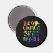 LGBTQ Human Rights Equality Gay Pride Month Gift Q Magnet (Vorderseite/Rückseite)