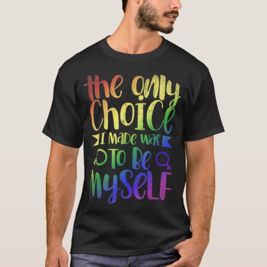 LGBTQ Human Rights Equality Gay Pride Month Gift Q T-Shirt (Vorderseite)