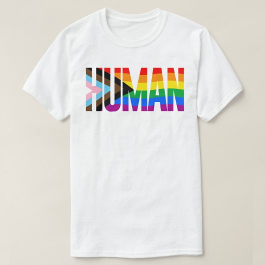 LGBTQ HUMAN T-Shirt (Design vorne)