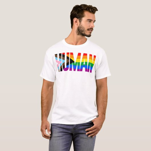 LGBTQ HUMAN T-Shirt (Vorne ganz)