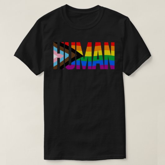 LGBTQ HUMAN T-Shirt (Design vorne)