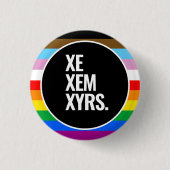 LGBTQ+-Inklusiv-Flag Button (Vorderseite)