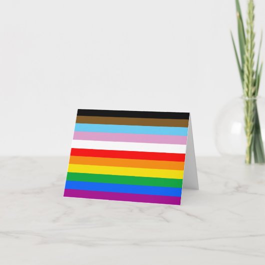 LGBTQ+ INKLUSIVE PRIDE FLAG ANKÜNDIGUNG (Vorderseite)
