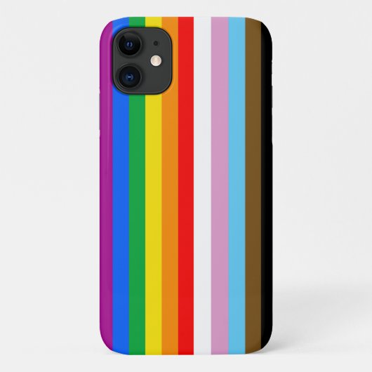LGBTQ+ INKLUSIVE PRIDE FLAG Case-Mate iPhone HÜLLE (Rückseite)