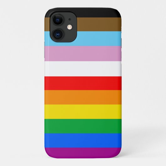 LGBTQ+ INKLUSIVE PRIDE FLAG Case-Mate iPhone HÜLLE (Rückseite)