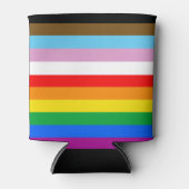 LGBTQ+ INKLUSIVE PRIDE FLAG DOSENKÜHLER (Vorderseite)