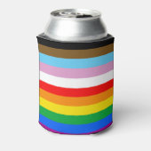 LGBTQ+ INKLUSIVE PRIDE FLAG DOSENKÜHLER (Kanne Rückseite)
