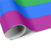 LGBTQ+ INKLUSIVE PRIDE FLAG GESCHENKPAPIER (Rolleneckpunkt)