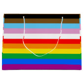 LGBTQ+ INKLUSIVE PRIDE FLAG GROßE GESCHENKTÜTE (Vorderseite)