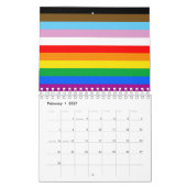 LGBTQ+ INKLUSIVE PRIDE FLAG KALENDER (Feb 2027)