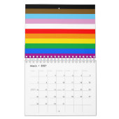 LGBTQ+ INKLUSIVE PRIDE FLAG KALENDER (Mär 2027)
