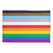 LGBTQ+ INKLUSIVE PRIDE FLAG KISSENBEZUG (Rückseite-Links)