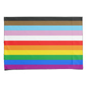 LGBTQ+ INKLUSIVE PRIDE FLAG KISSENBEZUG (Vorderseite-Rechts)