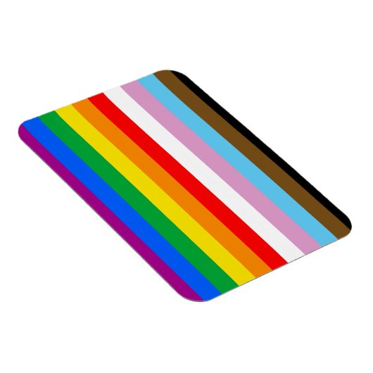 LGBTQ+ INKLUSIVE PRIDE FLAG MAGNET (Rechte Seite)