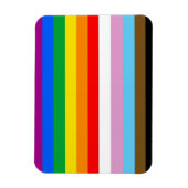 LGBTQ+ INKLUSIVE PRIDE FLAG MAGNET (Vertikal)