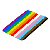 LGBTQ+ INKLUSIVE PRIDE FLAG MAGNET (Linke Seite)