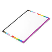 LGBTQ+ INKLUSIVE PRIDE FLAG NOTIZBLOCK (angewinkelt)