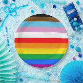 LGBTQ+ INKLUSIVE PRIDE FLAG PAPPTELLER (Party)