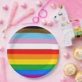 LGBTQ+ INKLUSIVE PRIDE FLAG PAPPTELLER (Party)