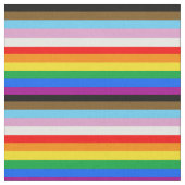 LGBTQ+ INKLUSIVE PRIDE FLAG STOFF (Nahaufnahme)