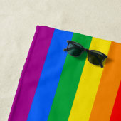 LGBTQ+ INKLUSIVE PRIDE FLAG STRANDTUCH (Beispiel)