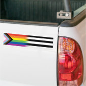 LGBTQ inklusive Progress Pride Flag LGBT-Alleinfla Autoaufkleber (Auf Lkw)