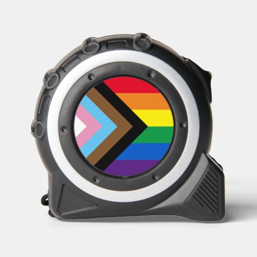 Lgbtq Inklusive Regenbogenflagge Diversity Gay Pri Maßband (Vorderseite)