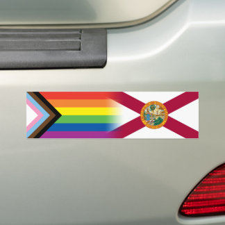 LGBTQ inklusiver Progress Pride Florida Say Gay Autoaufkleber
