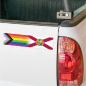 LGBTQ inklusiver Progress Pride Florida Say Gay Autoaufkleber (Auf Lkw)