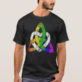 LGBTQ Irish Celtic Knot trinity heart gay St Patri T-Shirt (Vorderseite)
