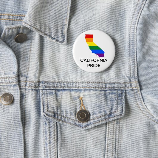 LGBTQ KALIFORNIA PRIDE BUTTON (Beispiel)