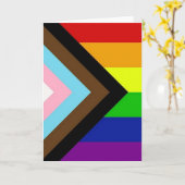 LGBTQ+-Karte Karte (Gelbe Blume)