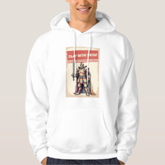 LGBTQ Knight Vintag Rainbow Hoodie