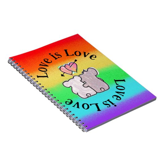 LGBTQ Koala Notizblock (Rechte Seite)