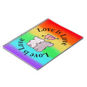 LGBTQ Koala Notizblock (Linke Seite)