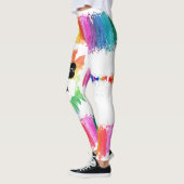LGBTQ - Leggings - Anstreichen des Regenbogens (Links)