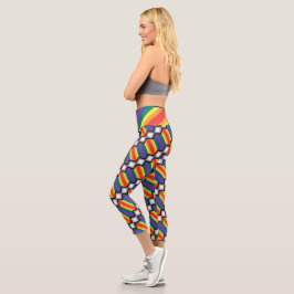 LGBTQ-Leggings Capri Leggings