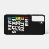 LGBTQ Legs Glutes Biceps Triceps Quads Funny Gym Samsung Galaxy Hülle (Rückseite (Horizontal))