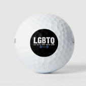 LGBTQ Legs Glutes Biceps Triceps Quads Gym Lover Golfball (Vorderseite)