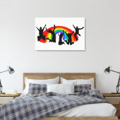 Lgbtq Leinwanddruck (Insitu (Schlafzimmer))