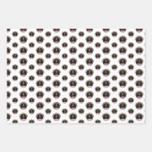 LGBTQ Lesbische Flagge, Fliegenhoch, Liebe grenzen Geschenkpapier Set (Vorderseite)