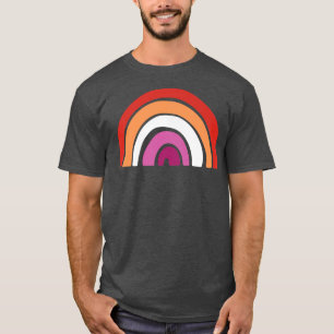 LGBTQ Lesbische Flagge LGBTQIA+ Regenbogen Lesbian T-Shirt