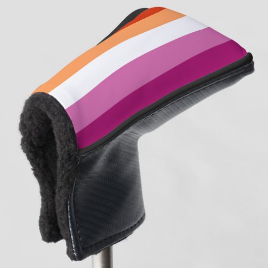 LGBTQ+ Lesbische Flaggen - Primer Golf - Headcover (3/4 Vorderseite)