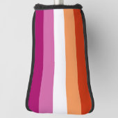 LGBTQ+ Lesbische Flaggen - Primer Golf - Headcover (Rotieren 90)